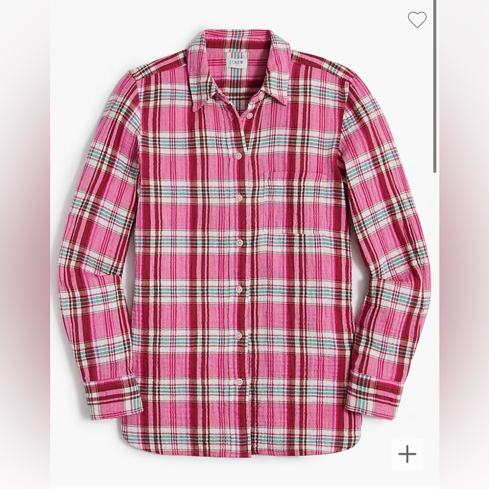 J. Crew Gauze button-down shirt